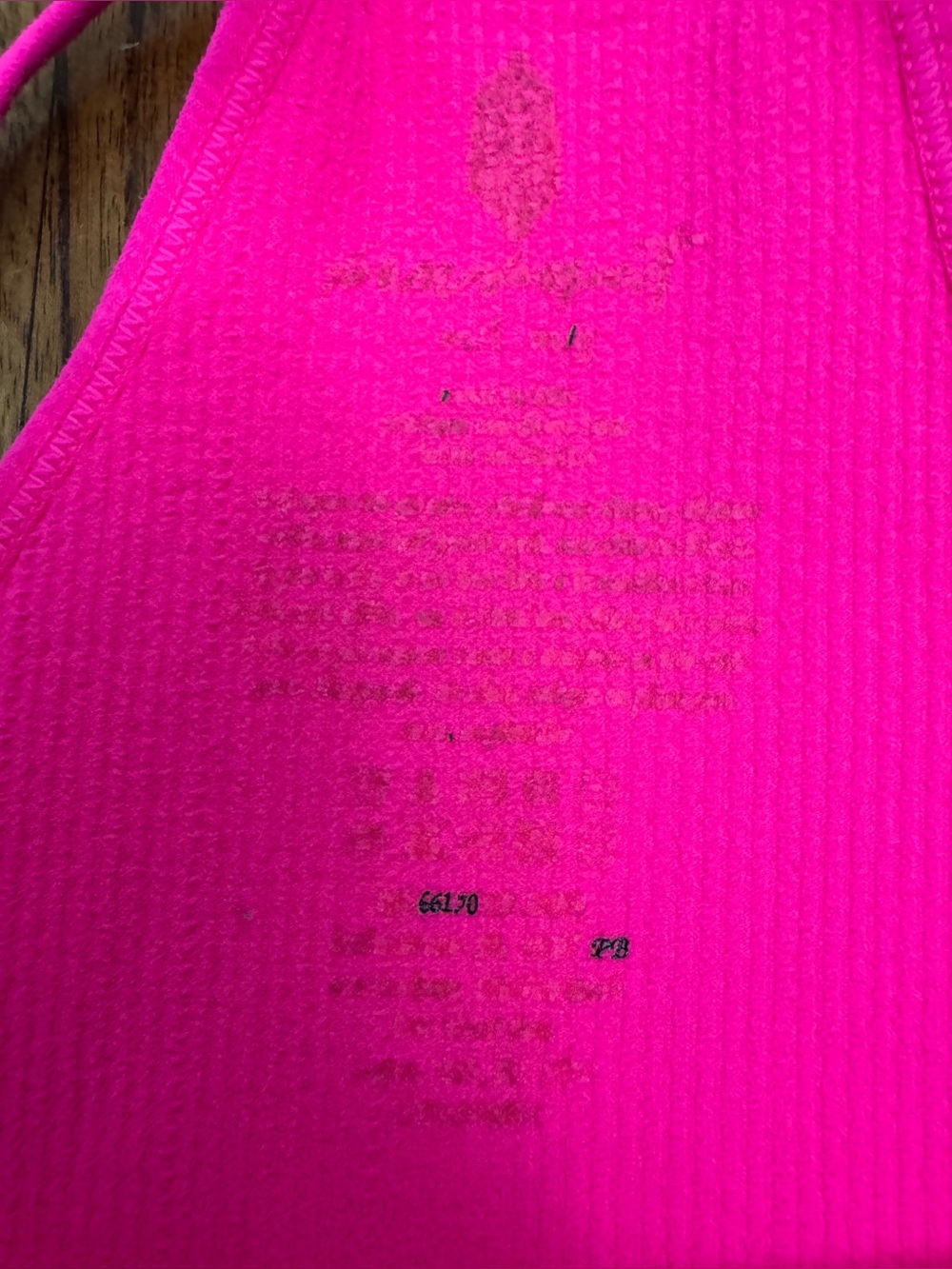 Free People Movement Neon Hot Pink Ribbed Cropped Tank size unknown - Picture 2 of 6
